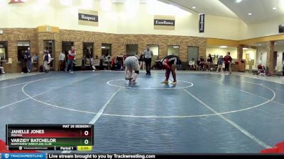 225 lbs Quarterfinal - Varzidy Batchelor, Northview Wrestling Club vs Janelle Jones, Indiana