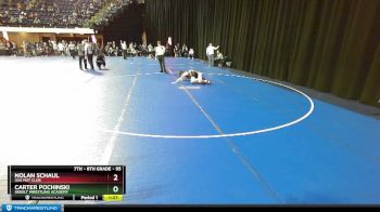 95 lbs Champ. Round 1 - Carter Pochinski, Sebolt Wrestling Academy vs Nolan Schaul, USA Mat Club