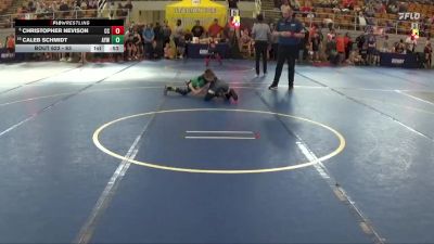 63 lbs Cons. Round 3 - Caleb Schmidt, Anna Youth Wrestling vs Christopher Nevison, Conneaut Cougars