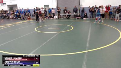 112 lbs Round 3 - Valarie McAnelly, Soldotna Whalers Wrestling Club vs Jordynn Colby, Interior Grappling Academy