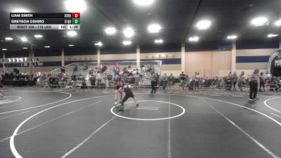 116 lbs Round Of 16 - Liam Smith, Stout Wr Ac vs Greyson Oshiro, C-Quence