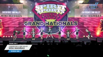 CheerForce Simi Valley - Mini Mambas [2025 L2 Mini Day 2] 2025 Spirit Sports Grand Nationals