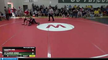 145 lbs 7th Place Match - Hunter Hise, Weaver vs Ny`dariun Jones, Alabama School For The Blind