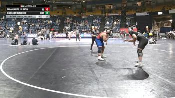 285 lbs Quarterfinal - Emannuel Ulrich, American vs Connor Barket, Duke