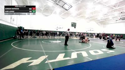 190 lbs Champ. Round 1 - Luis Lopez, Sonora (La Habra) vs Adrian Estrada, Warren