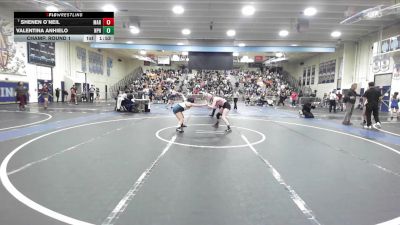 125 lbs Champ. Round 1 - Shenen O`neil, Marina vs Valentina Anhielo, Newport Harbor