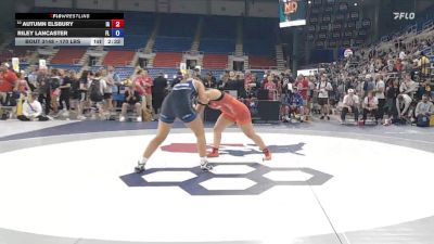 170 lbs Quarters - Autumn Elsbury, IA vs Riley Lancaster, FL