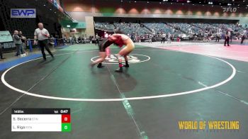 145 lbs Consi Of 64 #2 - Sonny Becerra, Sting Wrestling vs Logan Riga, Estacada Youth Wrestling