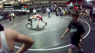 140 lbs Cons. Round 5 - Kevin Wilson, Nebraska Elite Wrestling Club vs Adam Miller, Randolph
