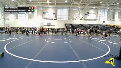 103 lbs Cons. Semi - Zack Henschel, VHW Club vs Davron MEMBERSHIP Turgunboev, Willpower Wrestling Club