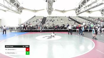 68-M lbs Semifinal - Matthew Simonton, Barn Brothers vs AJ Slominsky, Olympic