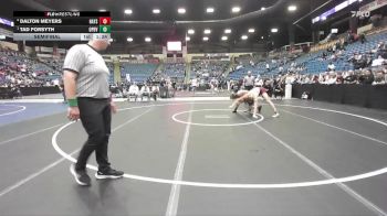 175 lbs Semifinal - Tad Forsyth, Overland Park - Blue Valley Southwest HS vs Dalton Meyers, Hays