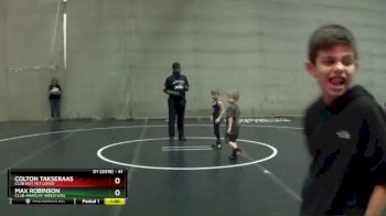 41 lbs Round 2 - Colton Takseraas, Club Not Yet Listed vs Max Robinson, Club Anarchy Wrestling