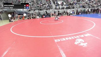 U20 Women - 57 lbs Champ. Round 2 - Stella Dymon, NV vs Abigail Pray, UT
