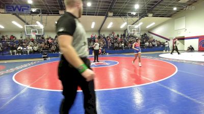 110 lbs Round Of 16 - Riley Robinson, Bixby Girls vs A`Miera Hill, Union Girls