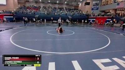 132 lbs Cons. Round 5 - Camden Ramirez, El Paso Coronado vs Daniel Fisher, Salado