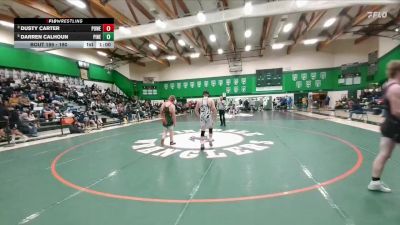 190 lbs Cons. Semi - Darren Calhoun, Pinedale vs Dusty Carter, Powell