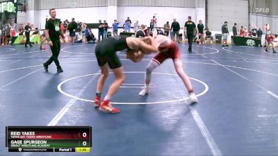 125 lbs Cons. Round 5 - Reid Yakes, Tampa Bay Tigers Wrestling vs Gage Spurgeon, Sebolt Wrestling Academy