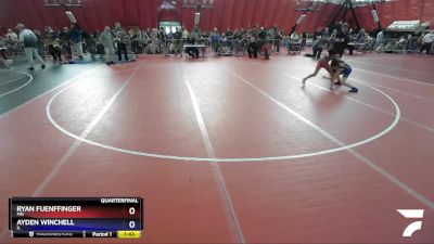 77 lbs Quarterfinal - Ryan Fuenffinger, MN vs Ayden Winchell, IL