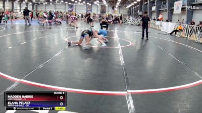 104 lbs Rd# 9- 11:30am Saturday - Elana Pelaez, Maryland Gold vs Madden Harris, Lady Rangers