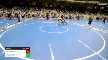 106 lbs Quarterfinal - Donovan Butseecha, HURRICANE WRESTLING ACADEMY vs Zechariah Tecumseh, Mojo Grappling Academy