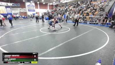 126 lbs Cons. Round 7 - Johnny Benitez, Redwood vs Kavi Garvey, Dana Hills