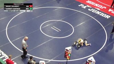 82 lbs Round Of 64 - Brody Salabsky, Nazareth vs Garrett Hartman, Montgomery
