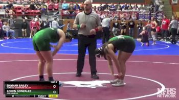 170 lbs Champ. Round 1 - Loren Gonzalez, Mulvane HS vs Daynah Bailey, Almena-Northern Valley