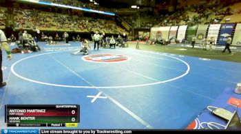 113 Class 4 lbs Quarterfinal - Hank Benter, Hickman vs Antonio Martinez, Fort Osage