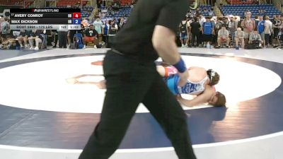175 lbs Champ. Rd Of 32 - Avery Conroy, Ohio vs Max Dickson, Oregon