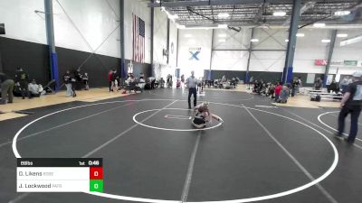 69 lbs Consi Of 8 #2 - Dalton Likens, Roseburg Mat Club vs James Lockwood, Patriot Mat Club