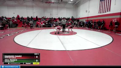 135 lbs Cons. Round 2 - Miya Franco, Prosser (Girls) vs Makenzie Chavez, River View (Girls)