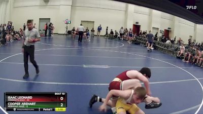 150 lbs Round 4 (6 Team) - Isaac Leonard, Minnesota Gold vs Cooper Arehart, Nebraska Maize