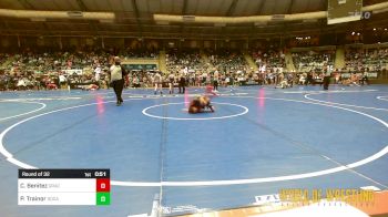 58 lbs Round Of 32 - Christian Benitez, Gracie Barra Westchase vs Pierce Trainor, SoCal Hammers