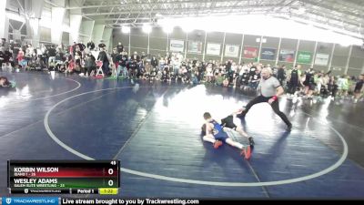 45 lbs Round 3 (4 Team) - Wesley Adams, Salem Elite Wrestling vs Korbin Wilson, Idaho 1