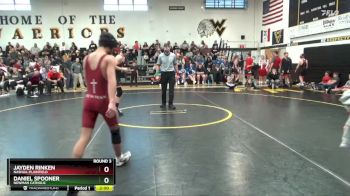 120 lbs Round 3 - Jayden Rinken, Nashua-Plainfield vs Daniel Spooner, Newman Catholic