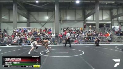 90 lbs Semifinal - Mikeil Marshall, South Central Punishers vs Keaton Nelson, Manhattan
