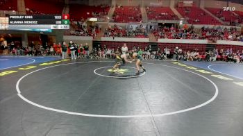 140 lbs Round 5 - Placement (4 Team) - Alianna Mendez, Lubbock vs Presley King, Amarillo Tascosa