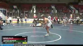 167 lbs Round 4 (6 Team) - Nathan Miller, Romeo WC vs Jeremiah Detwiler, Funky Monkeys Grey
