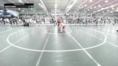 132 lbs Consi Of 8 #1 - Nevaeh Wilson, IN vs Aenaya Vines, AL