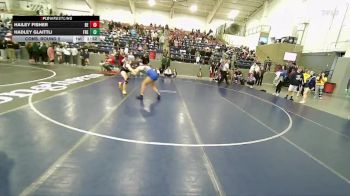 135 lbs Cons. Round 2 - Hailey Fisher, Box Elder vs Hadley Glaittli, Fremont