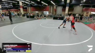 144 lbs Cons. Round 4 - Landen Perilman, Global Wrestling Club vs Dj Turney, Spartan Mat Club