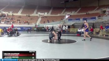 D1-175 lbs Champ. Round 1 - Delton Kaufman, Mountain View Hs (Mesa) vs Jackson Brown, Desert Ridge