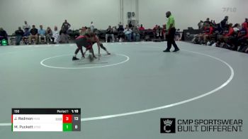 138 lbs Round 1 (4 Team) - J`Veion Redmon, Scarlet Knights vs Mal Puckett, Stronghold