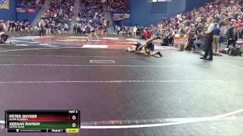 175 lbs Cons. Round 5 - Keegan Ramsay, Notre Dame vs Peter Snyder, Blair Academy