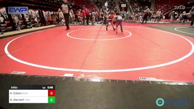 64 lbs Rr Rnd 2 - Kaden Eaton, Skiatook Youth Wrestling vs Kyson Barnett, Twin Hills