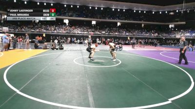5A 190 lbs 3rd Place Match - Johny Lastinger, Melissa vs Paul Miranda, Carrollton Creekview