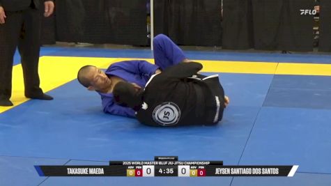 Jeysen Santiago Dos Santos vs Takasuke Maeda 2025 World Master IBJJF Jiu-Jitsu Championship