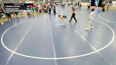 Junior Girls - 115 lbs Quarters - Sevanna Aguirre, Arizona Girls Wrestling vs Kinzie Williams, Team Idaho Wrestling Club