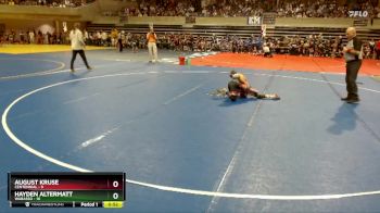 70 lbs Semis (4 Team) - August Kruse, Centennial vs Hayden Altermatt, Wabasso